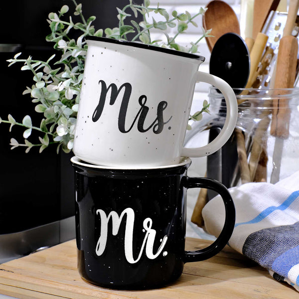 mr and mrs mugs 11 ounce ceramic couple coffee mugs