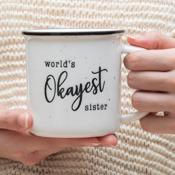 World's Okayest Sister Coffee Mug