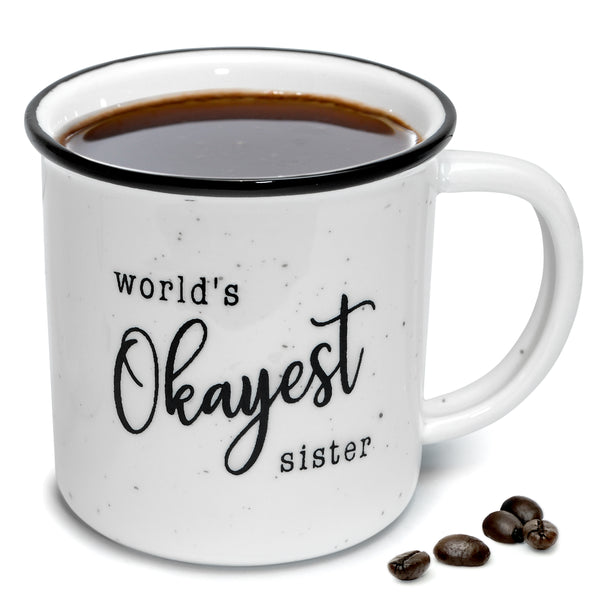World's Okayest Sister Coffee Mug