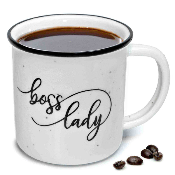 boss lady mug 11 ounce ceramic coffee mug white