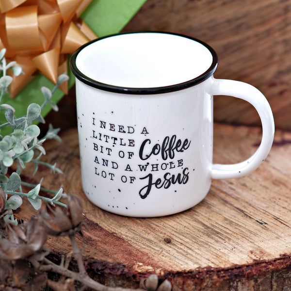 all i need is a little coffee andjesus mug 11 ounce