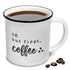 ok but first coffee 11 ounces ceramic coffee mug
