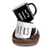 Hers / his mug set of 2