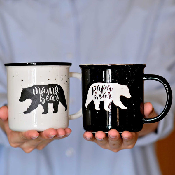 mama bear papa bear mug set of 2 for couples