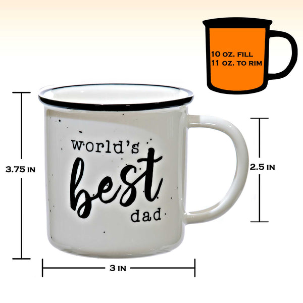 worlds best dad mug 11 ounce ceramic coffee mug