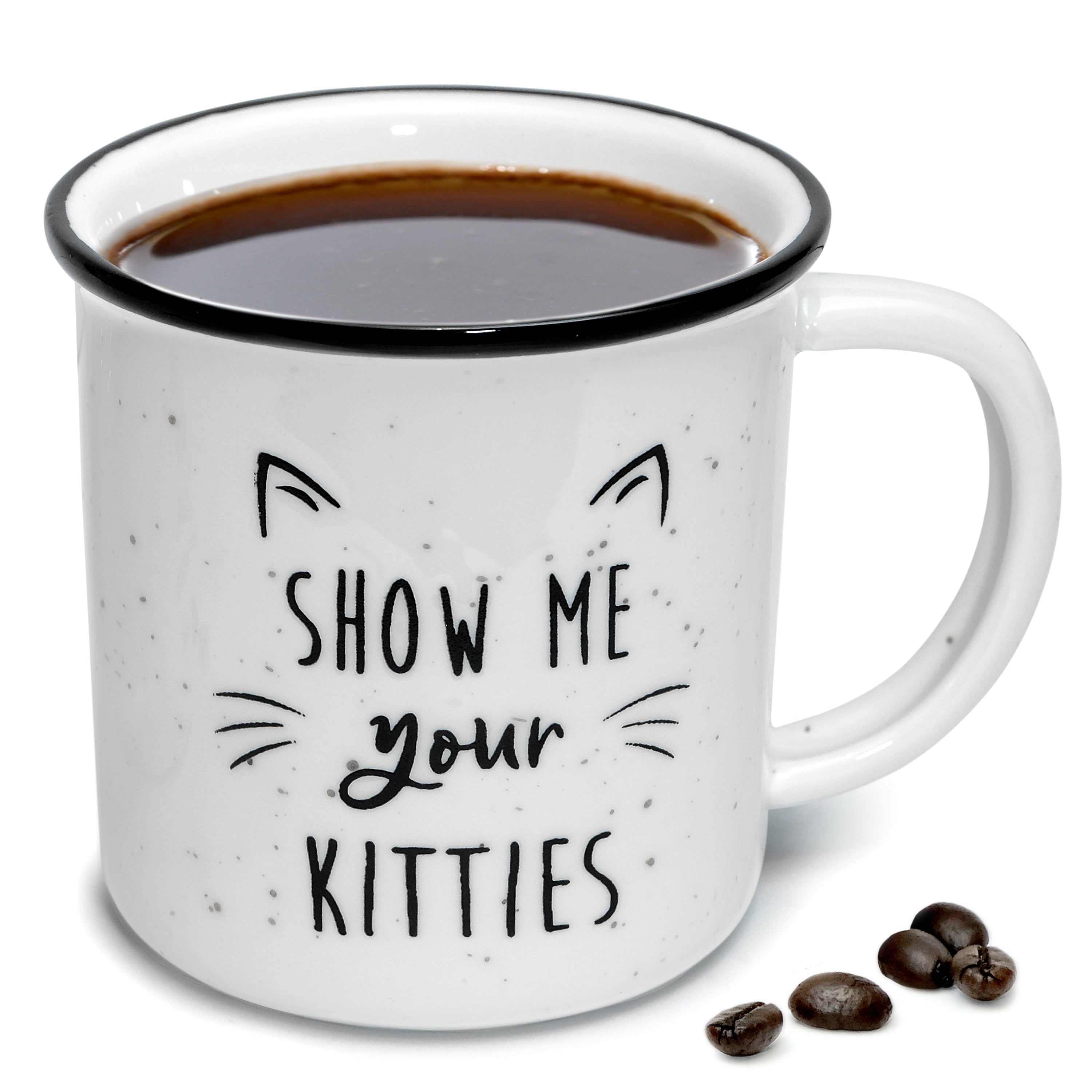 show me your kitties funny ceramic mug 