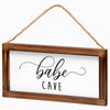 Lil Babe Cave Sign Hanging Wall Decor 6x12 Inch