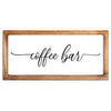 Coffee Bar Sign - Rustic Kitchen Sign 8x17