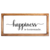 Happiness Sign - Modern Farmhouse Wall Decor Sign 8x17