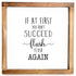 if at first you dont succeed 12x12 inch bathroom sign