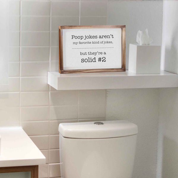 poop joke sign 11x16 inch poop wall art bathroom sign