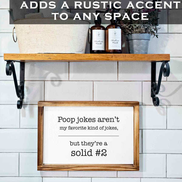 poop joke sign 11x16 inch poop wall art bathroom sign