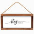 stay awhile signs for home decor 6x12 inch farmhouse