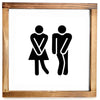 Toilet Sign - Funny Farmhouse Bathroom Decor Sign 12x12