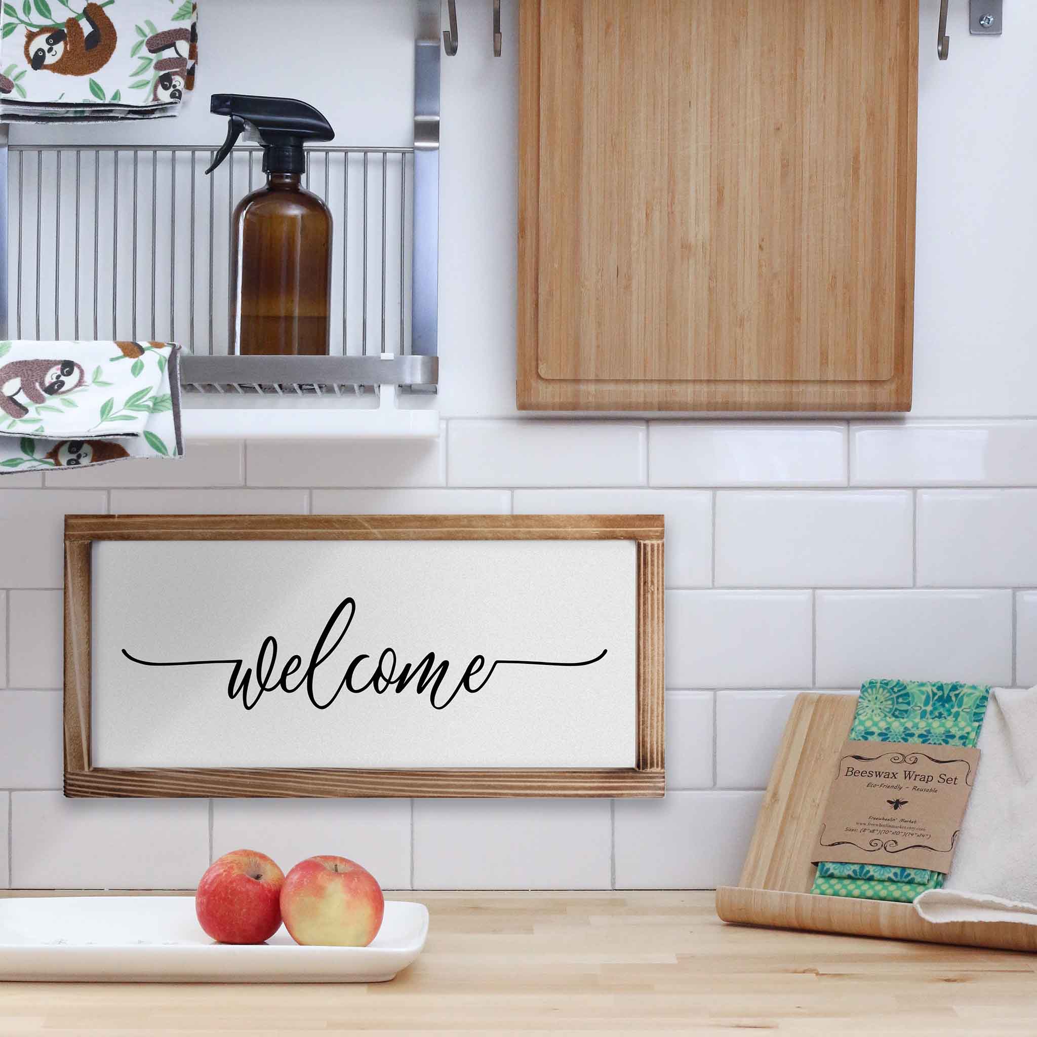 Farmhouse bread board, Interchangeable decor, kitchen seasonal sign,  farmhouse kitchen, interchangeable sign, home sign, decor
