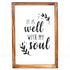 it is well with my soul wall art sign 11x16 inch decor
