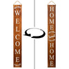 Tall Outdoor Welcome Sign For Porch (5 Ft) (Brown)