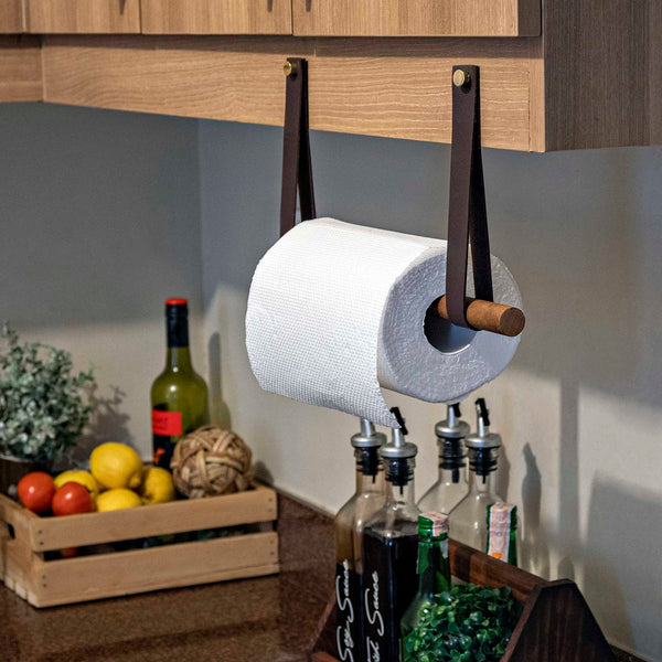 paper towel holder minimalist under cabinet 