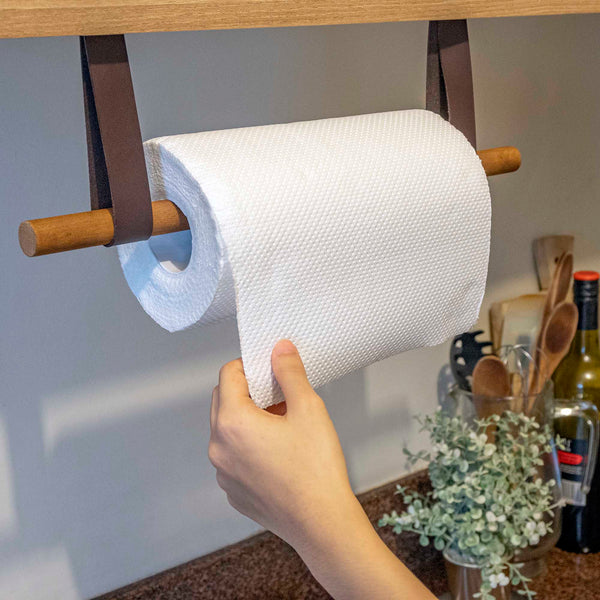 paper towel holder minimalist under cabinet 