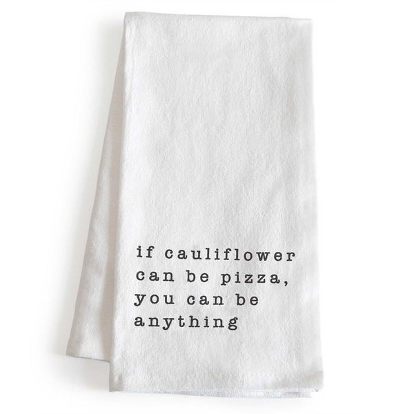if cauliflower can be pizza kitchen towel 18x24 inch
